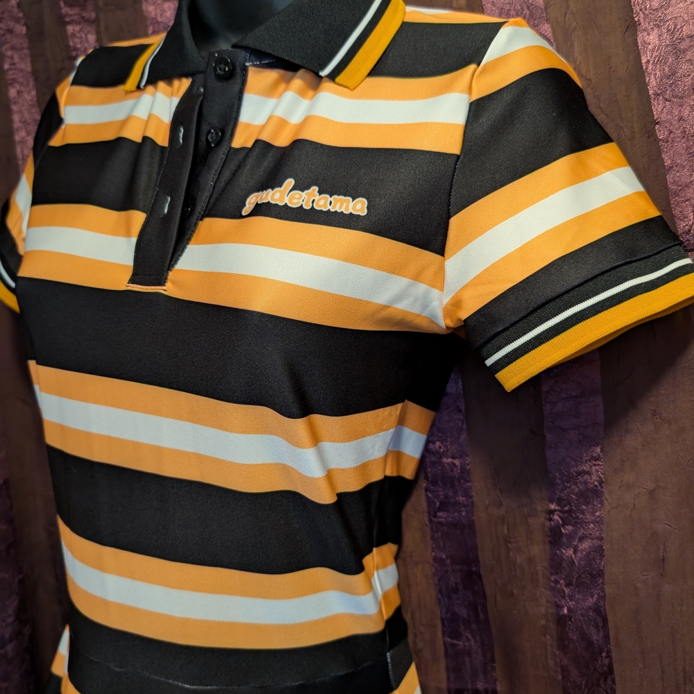BlackMilk Gudetama Sanrio Lazy Egg NWT Dress XS Punk Goth Preppy Polo Collar - Picture 2 of 6